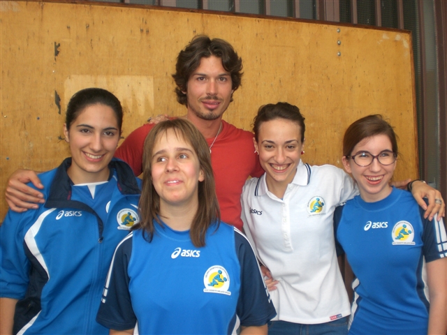 Il gruppo dei ragazzi di atletica